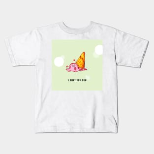 'I Melt For You' Cute Icecream Kids T-Shirt